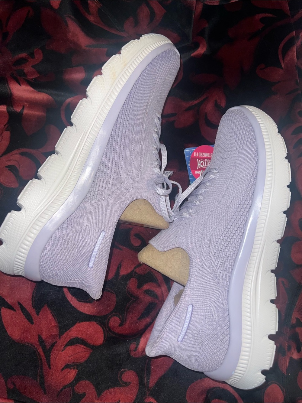 Skechers Lavender Knit sneakers - Picture 4 of 10